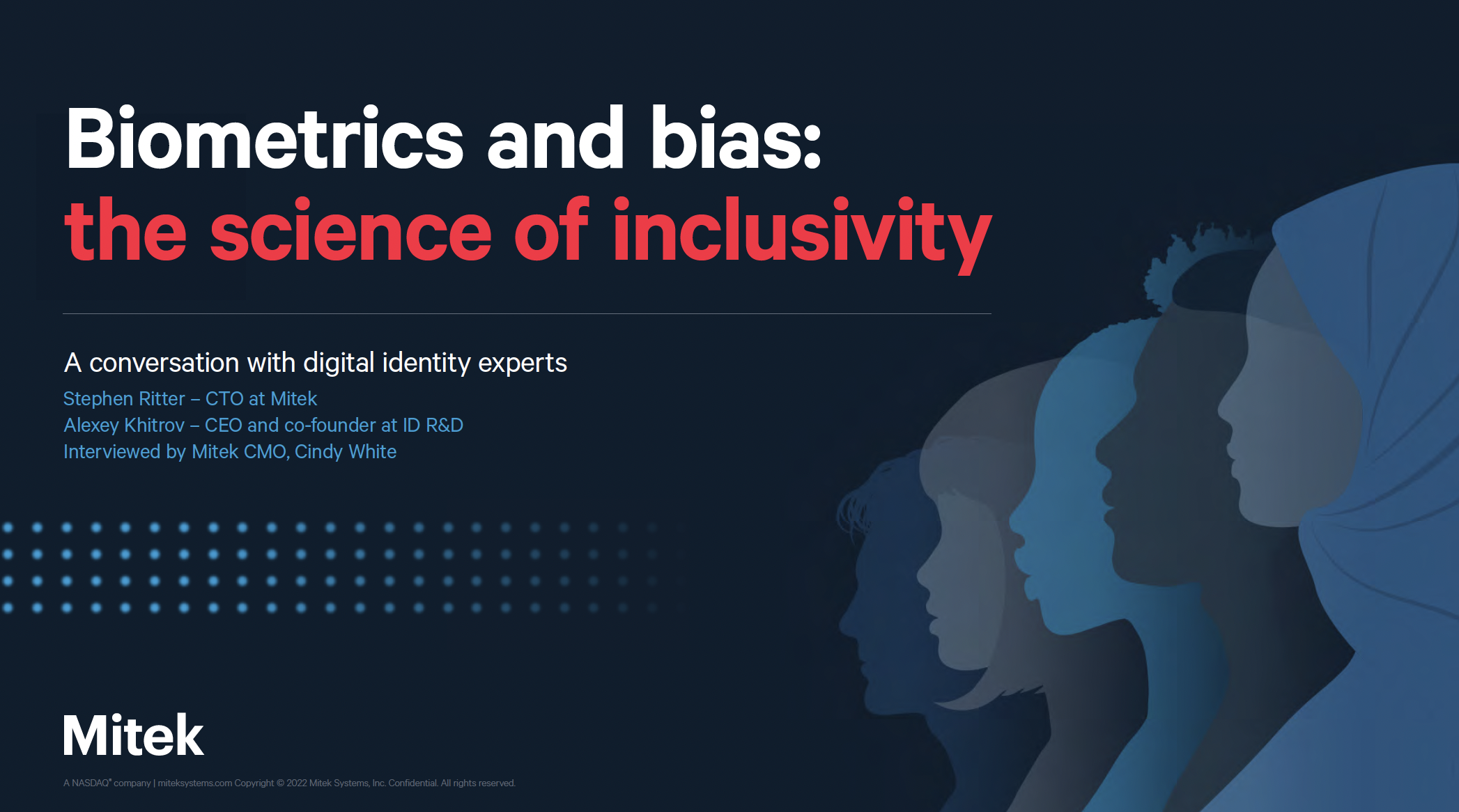 Biometrics and bias white paper Mitek